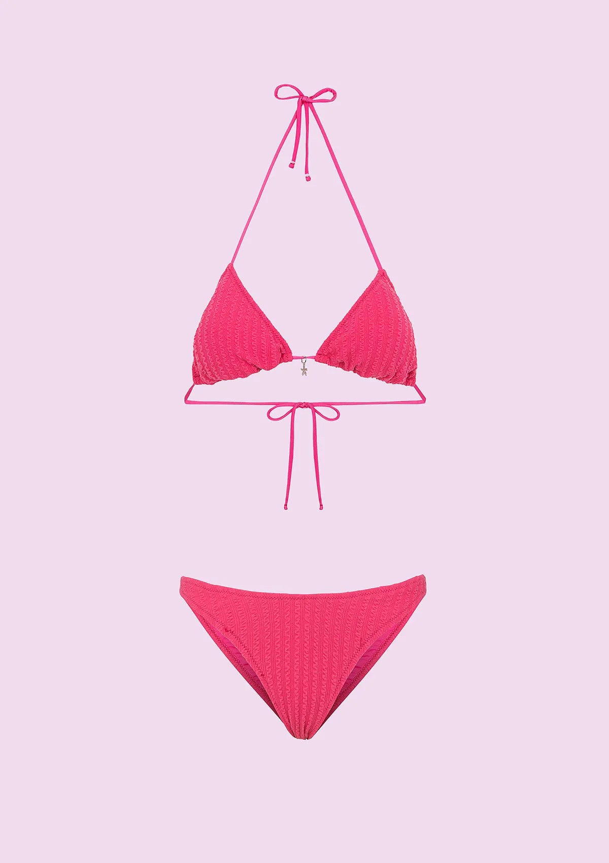 Woman bikini F**K Triangle with Slip Fixed American Fuchsia SWC010-FX