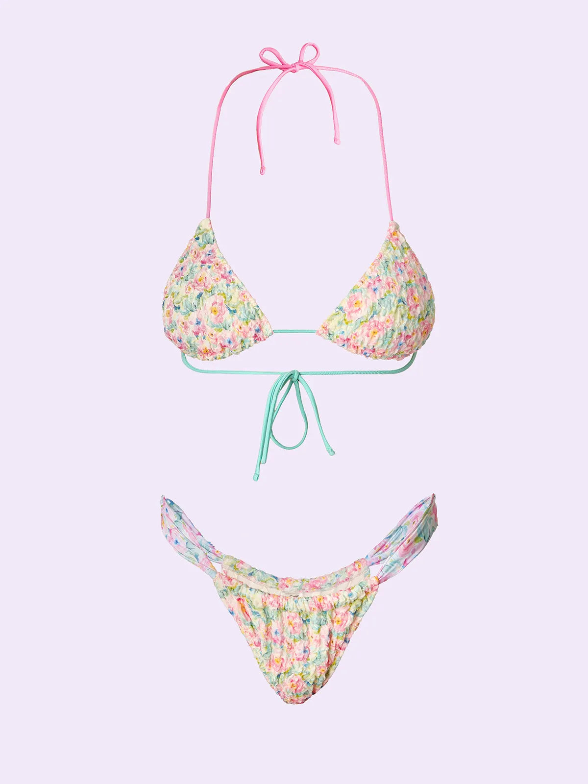 Women's Bikinis F**K Crazy Triangle with Slip Brazilian Fixed Fantasy SW0100-X01