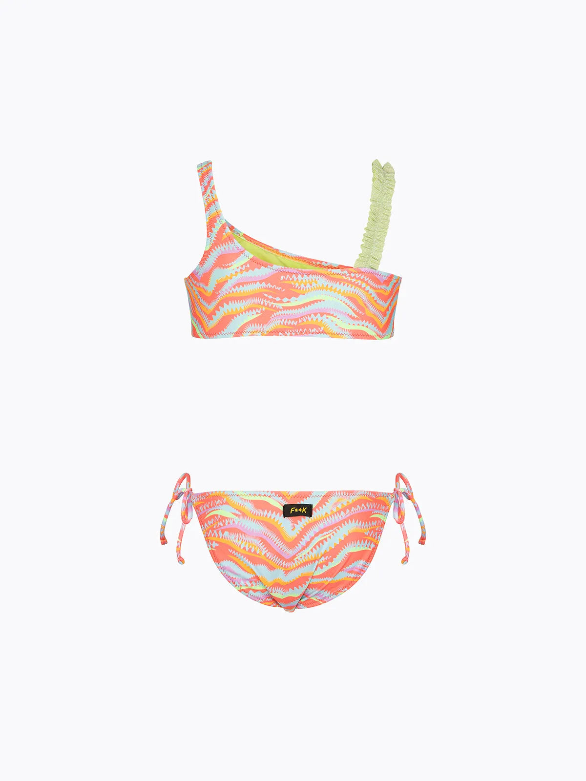 Girl's Bikini F**K One shoulder top with Slip Adjustable Fantasy SG0322-X21