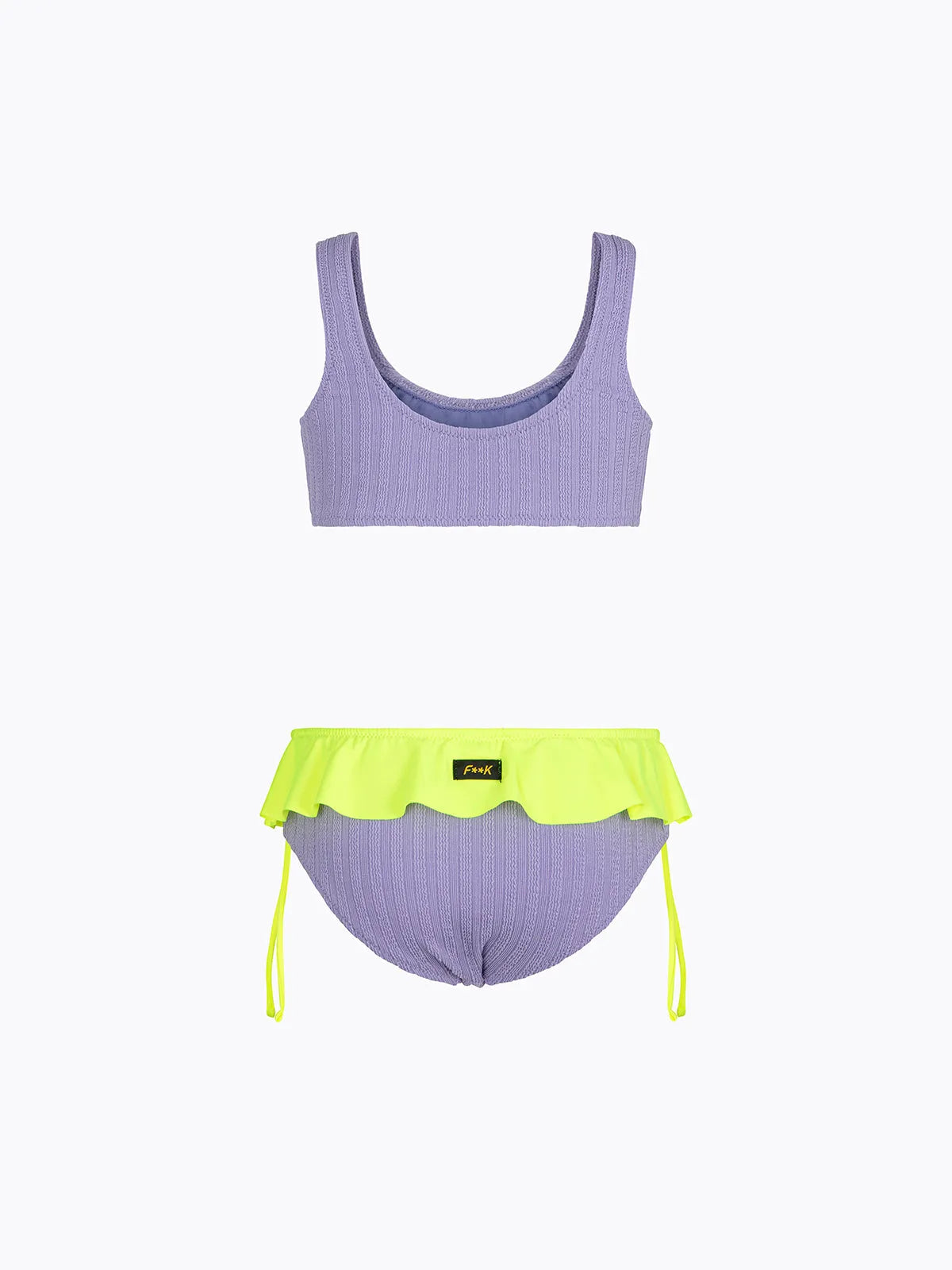 Girl's Bikini F**K Top with Slip Fixed Lilac SG0631-LC