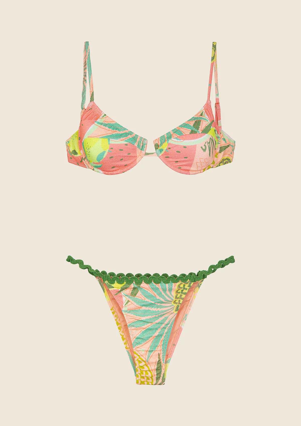Woman bikini F**K Bra with Ferretto e Slip Adjustable Fantasy 0622-X12
