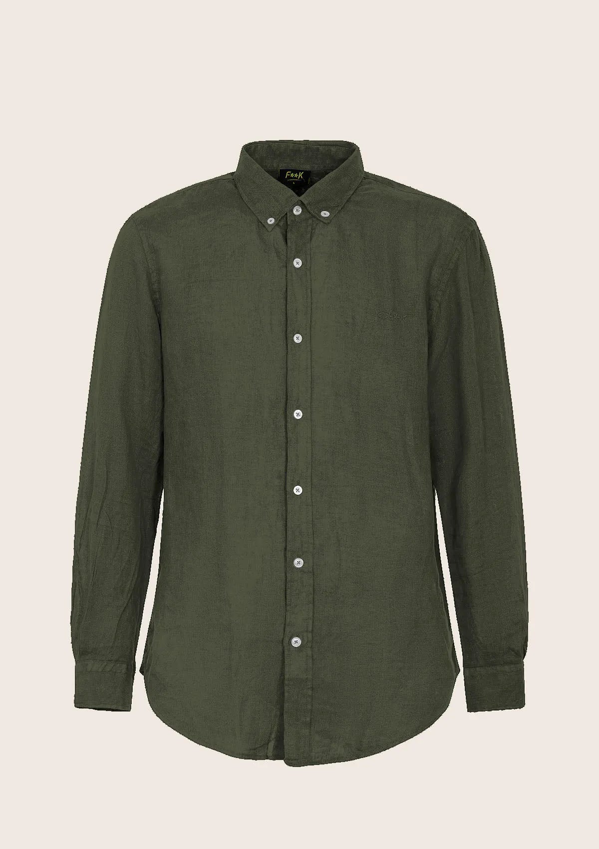Men's shirt F**K Military green M01CL40-MG
