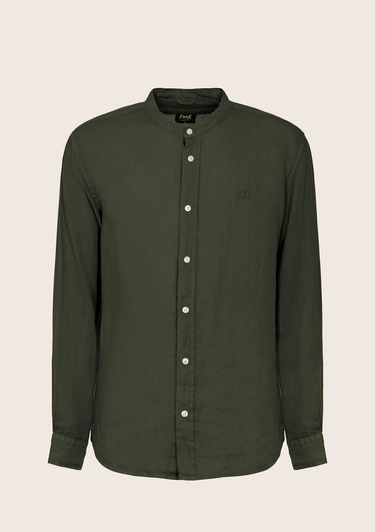 Men's shirt F**K Military green M01CL41-MG