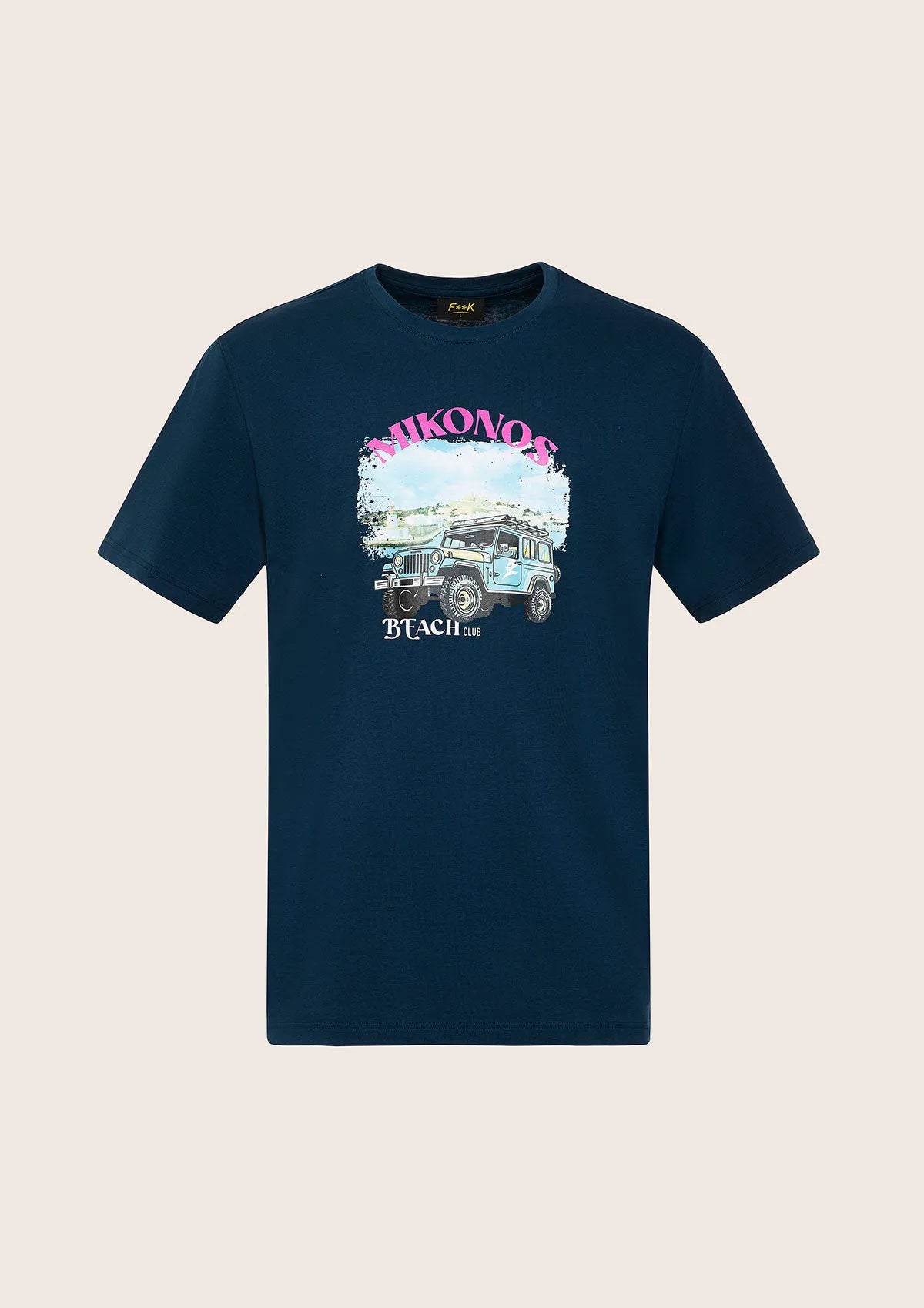 Men's T-shirt F**K Blu m01s75-Blu
