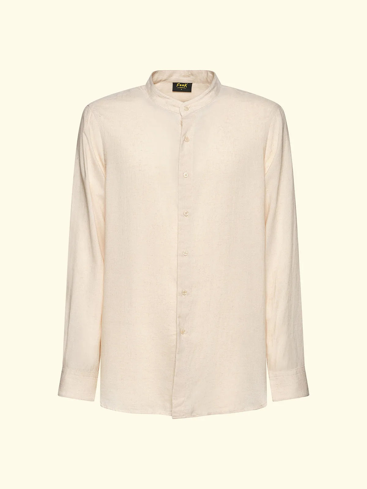 Men's shirt F**K Beige SM7001-BG