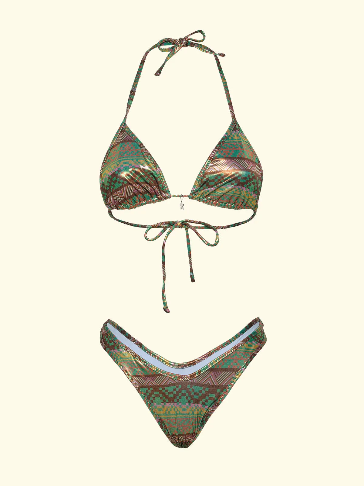 Women's Bikinis F**K Triangle with Slip Fixed American Fantasia SW0254-X15