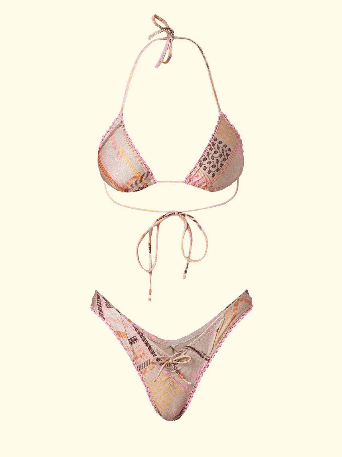 Women's Bikinis F**K Triangle with Slip American Fixed Fantasy SW0730-X68