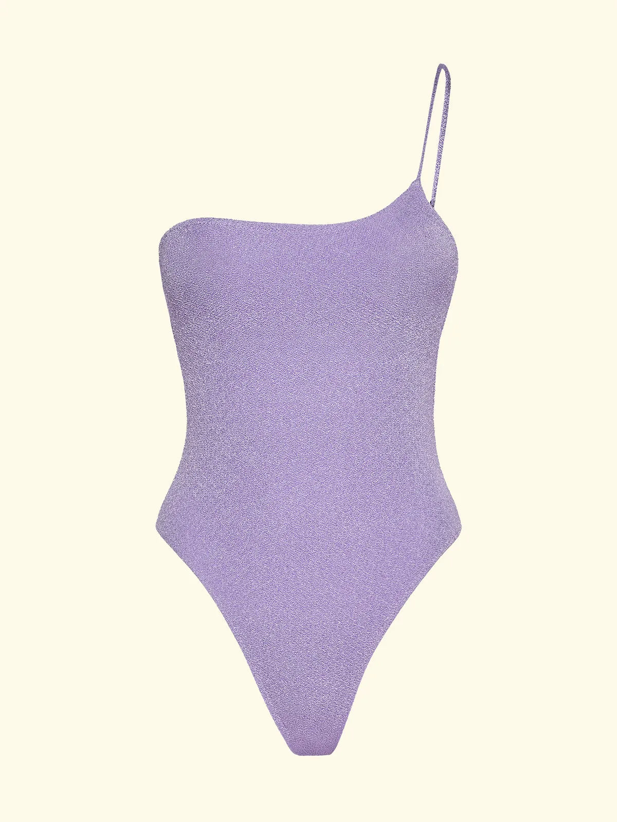 Women's One Shoulder Monokini F**K Lilac SW1144-LC