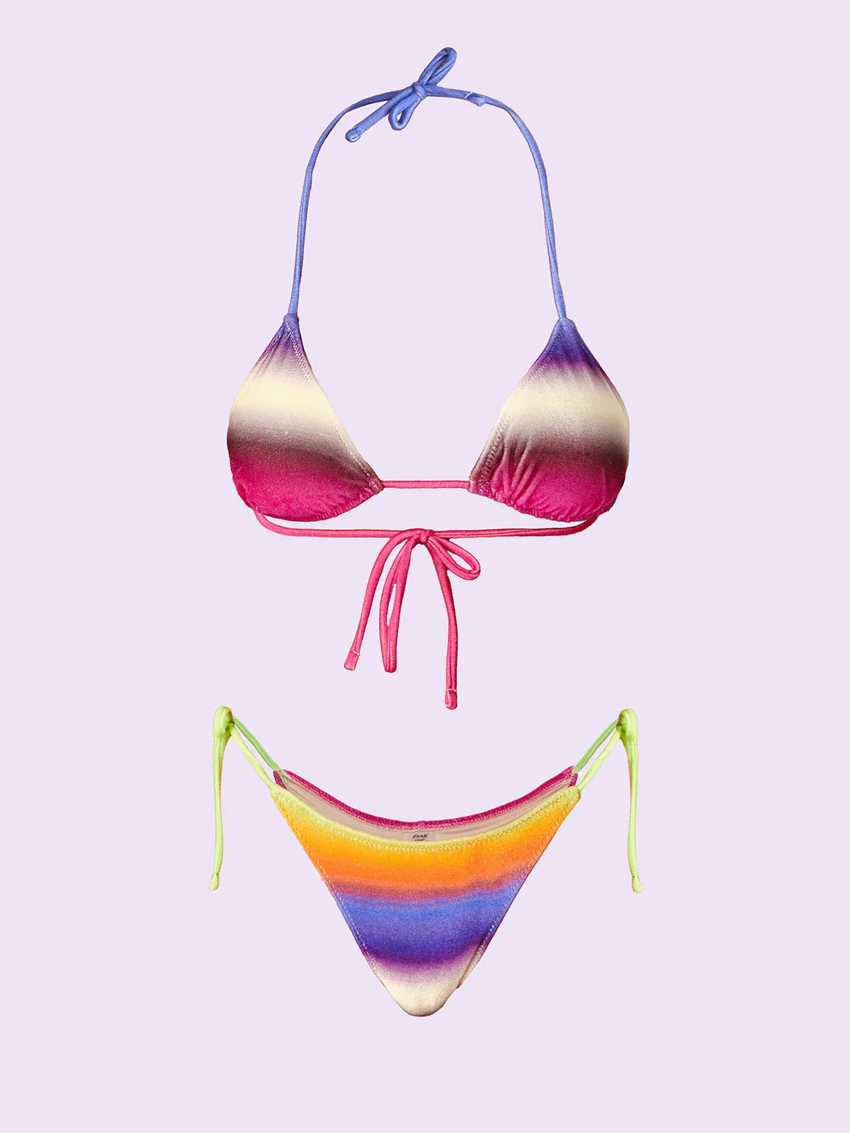 Women's Bikinis F**K Crazy Triangle with Slip Adjustable Fantasy SW0200-X10