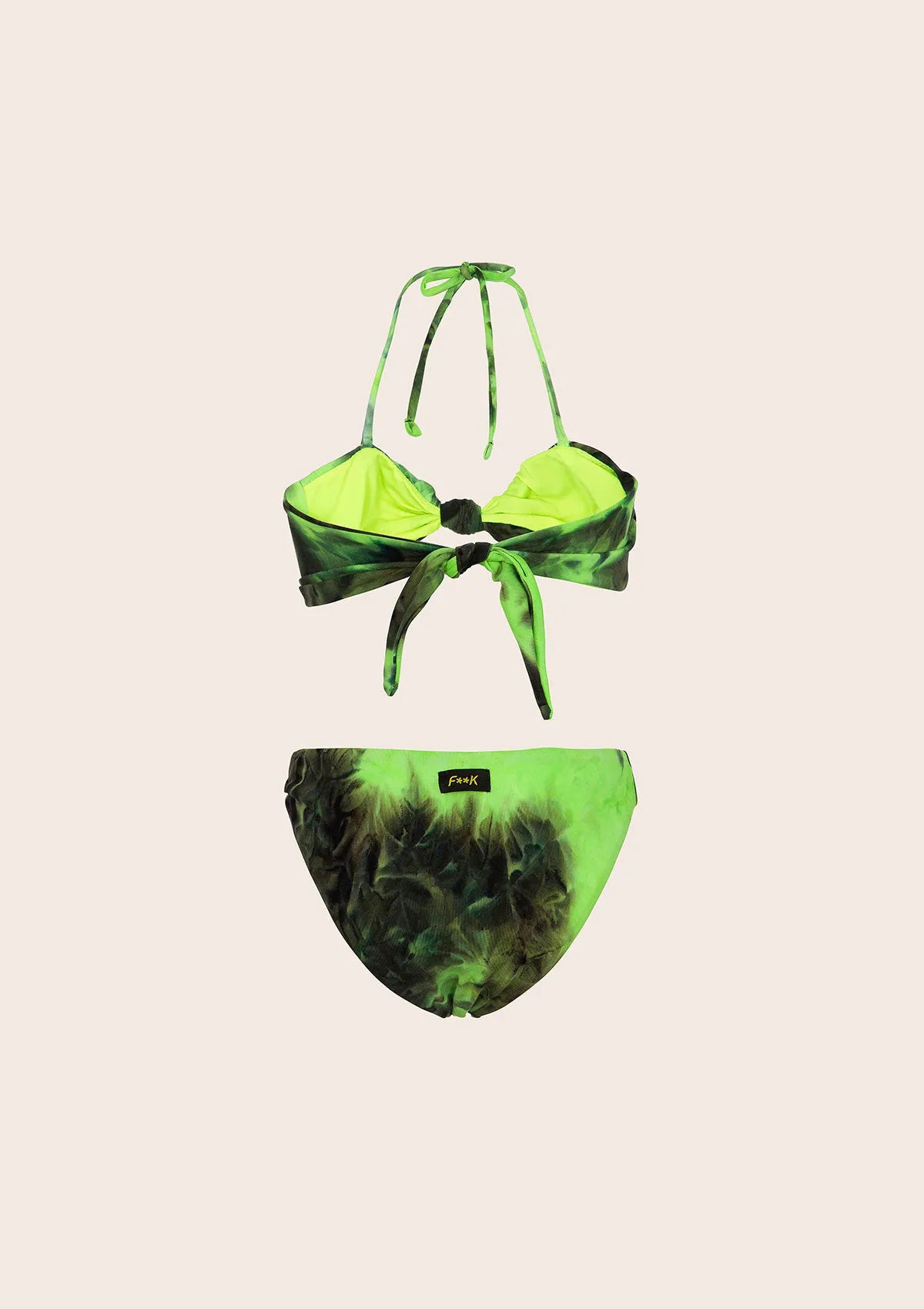 Bikini girl F**K Band with Slip Fixed Fluo yellow G1C02BF-FY