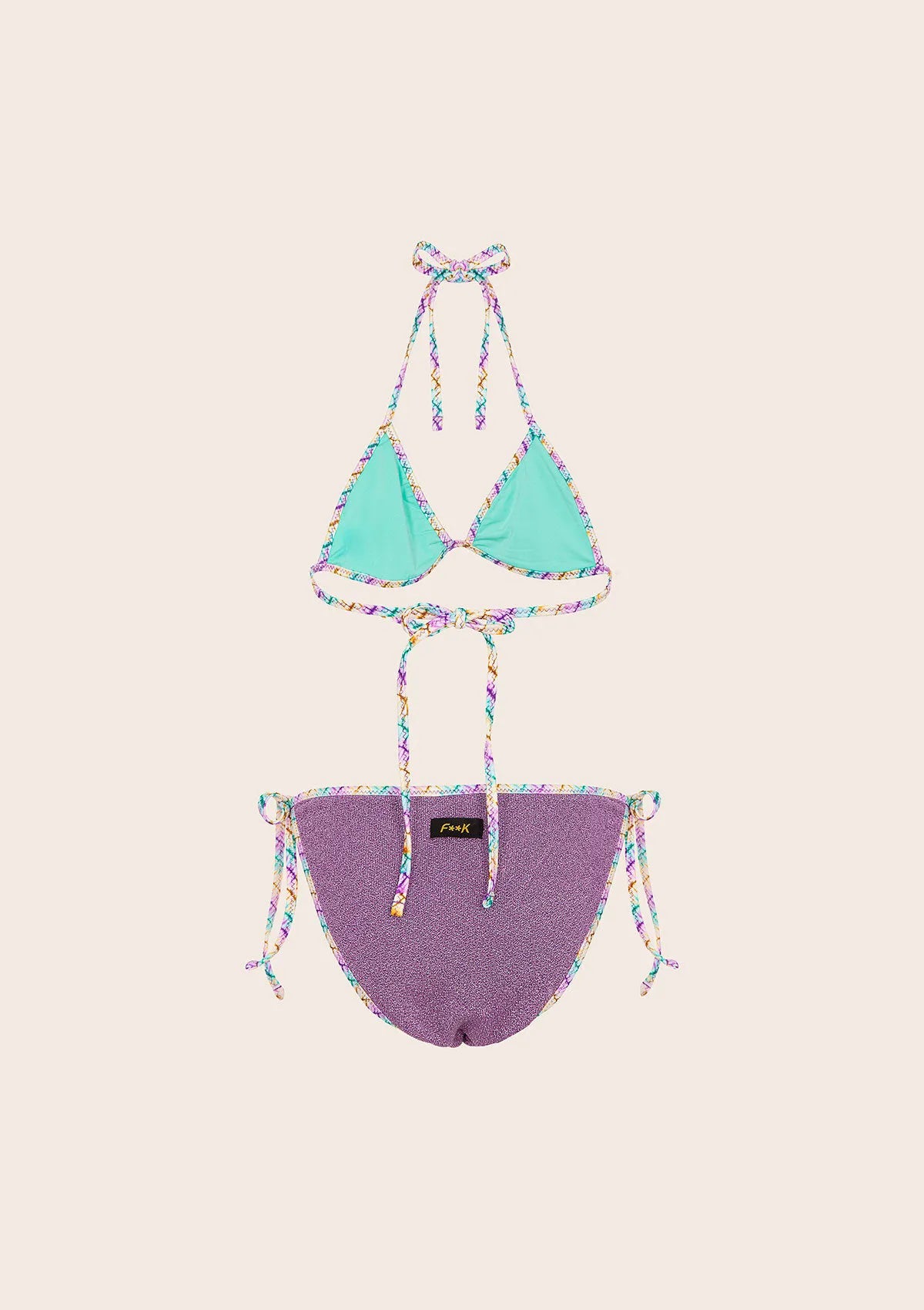 Bikini girl F**K Triangle with Slip Fixed Fantasy G1G01TF-X55