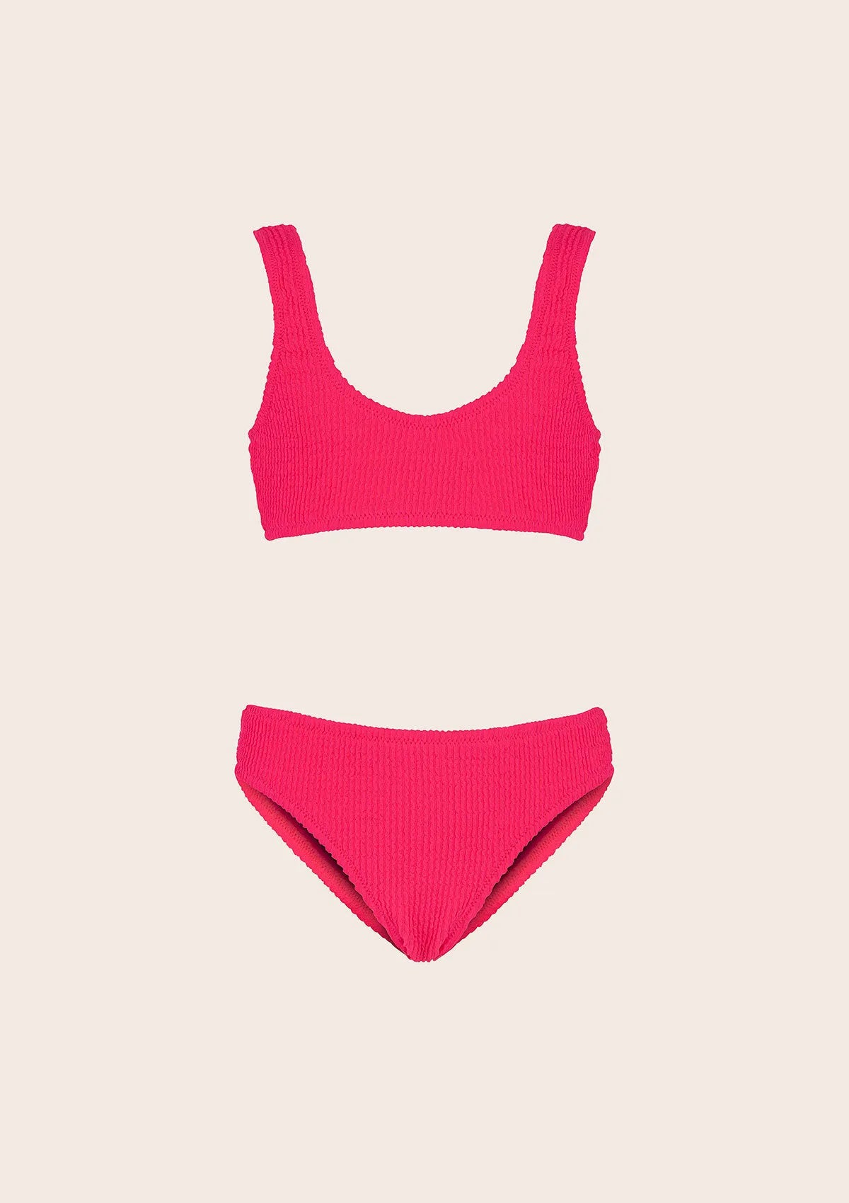 Bikini girl F**K Top with Slip Fixed fuchsia G1L02UF-FX