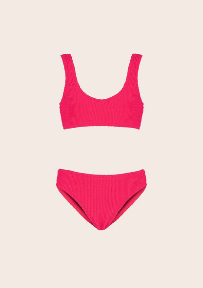 Bikini girl F**K Top with Slip Fixed fuchsia G1L02UF-FX