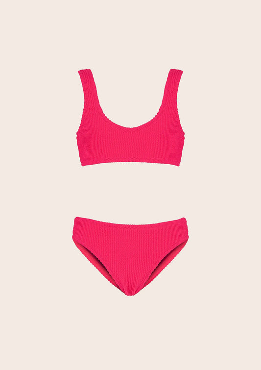 Bikini girl F**K Top with Slip Fixed fuchsia G1L02UF-FX