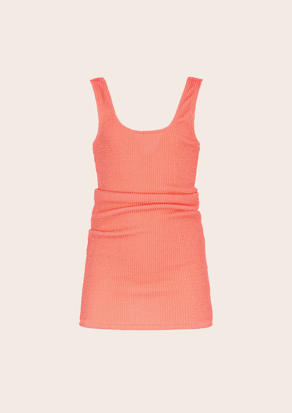 Short girl dress F**K Coral Fluo G5L04DS-FC