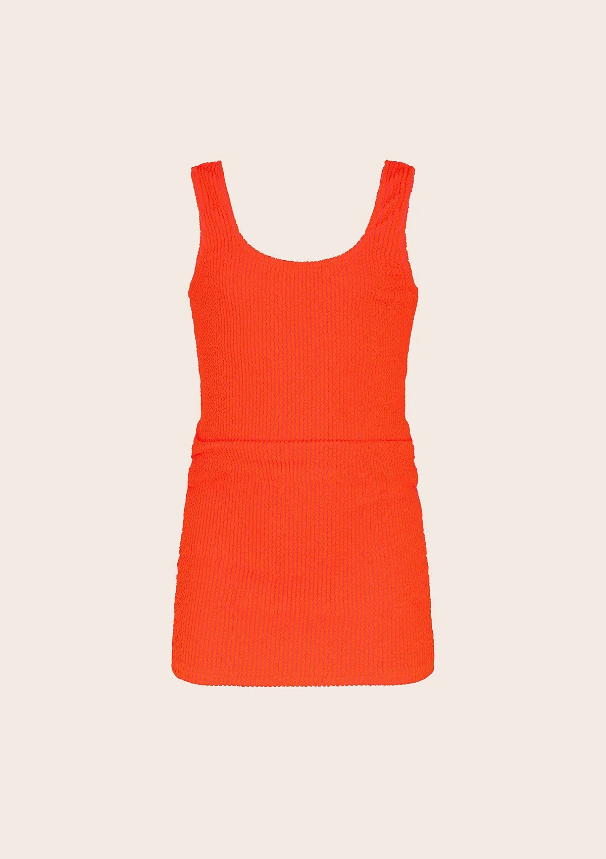 Short girl dress F**K Coral Fluo G5L08DS-FC