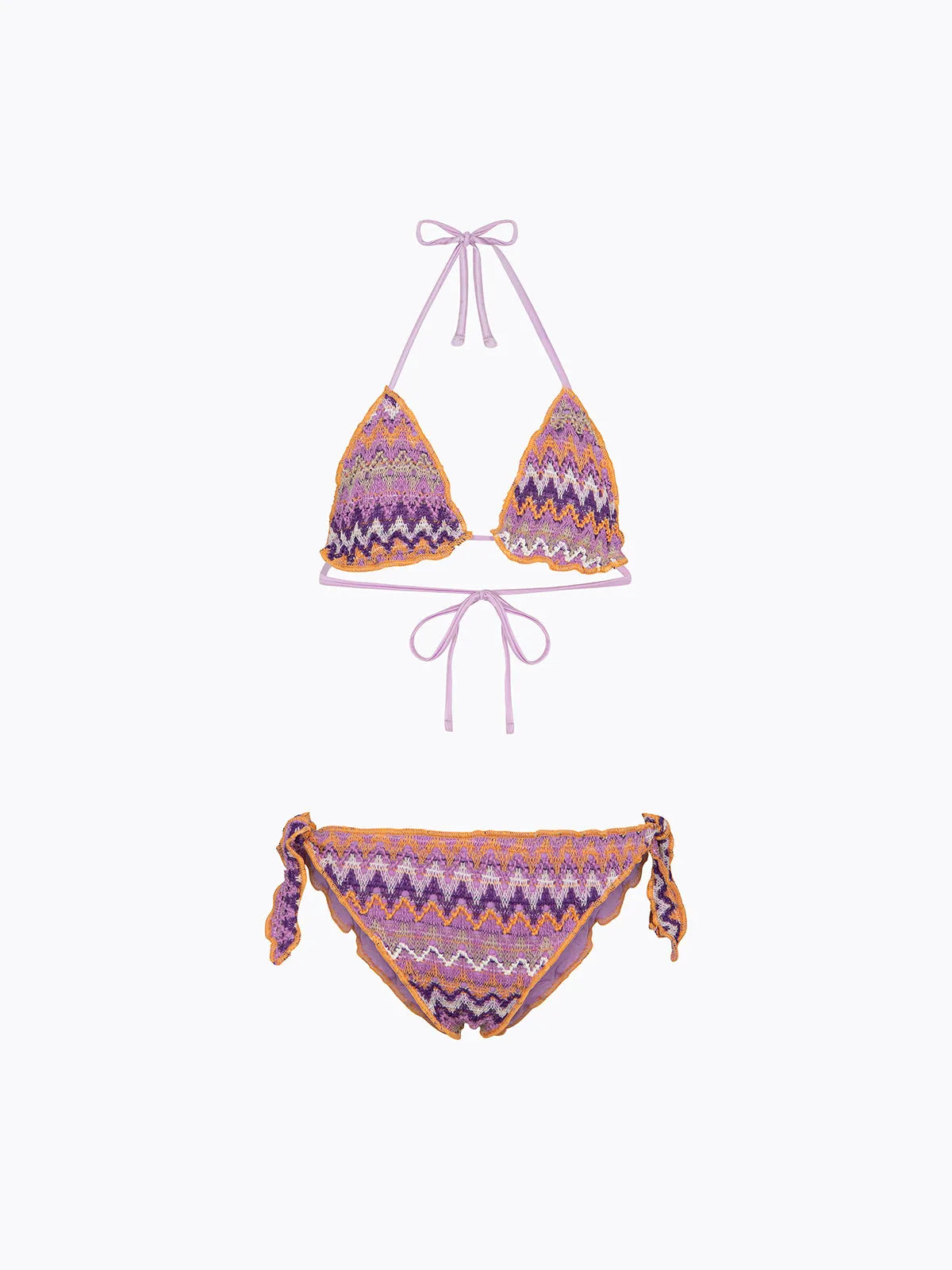Girl's Bikini F**K Triangle with Slip Adjustable Multicolor SG0220-MC
