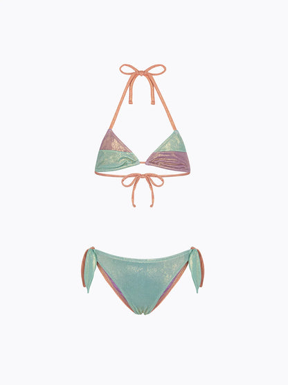 Girl's Bikini F**K Triangle with Slip Adjustable Multicolor SG0300-MC