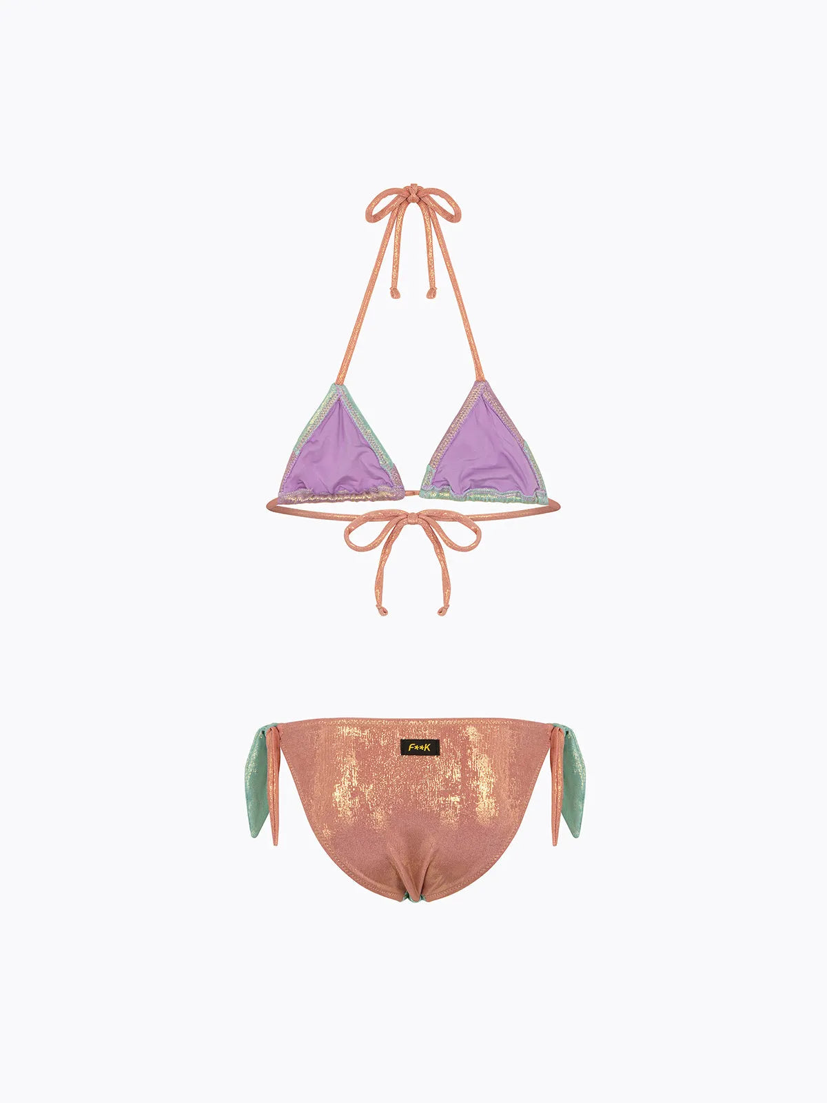 Girl's Bikini F**K Triangle with Slip Adjustable Multicolor SG0300-MC