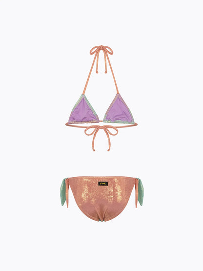 Girl's Bikini F**K Triangle with Slip Adjustable Multicolor SG0300-MC