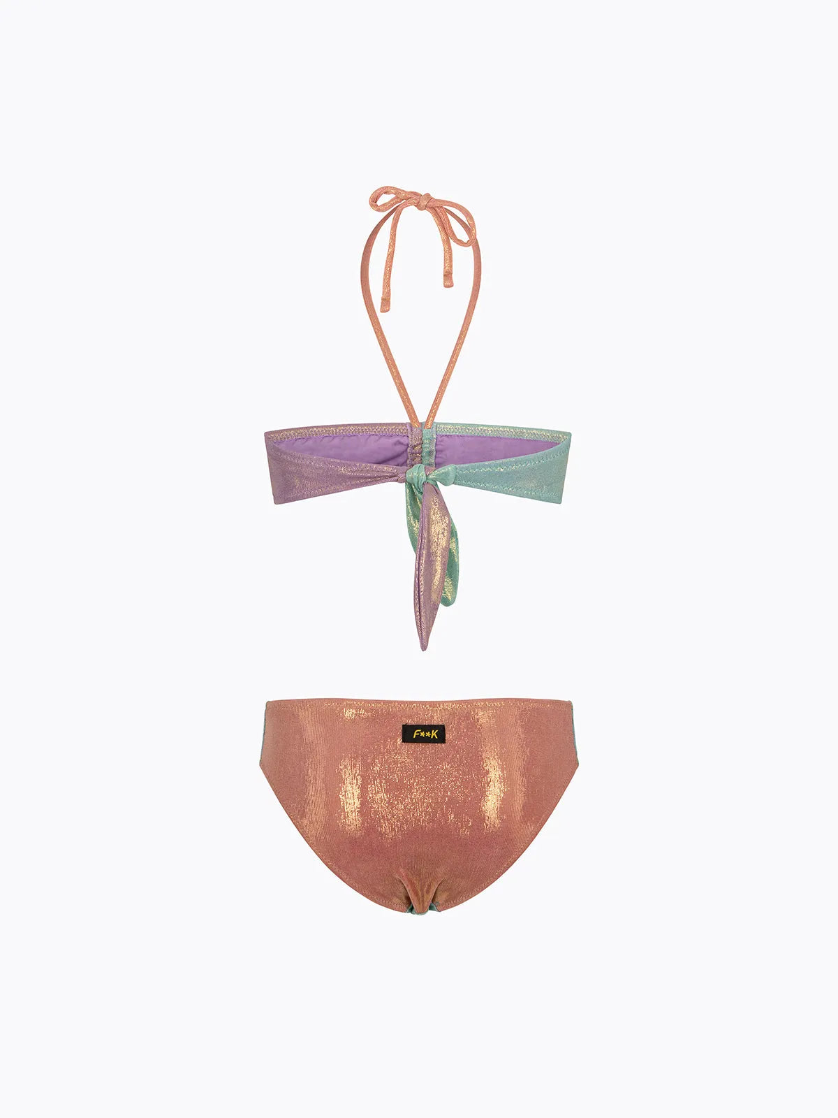 Girl's Bikini F**K Band with Slip Fixed Multicolor SG0301-MC