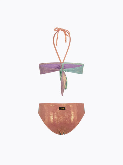 Girl's Bikini F**K Band with Slip Fixed Multicolor SG0301-MC