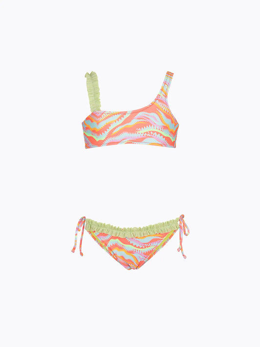 Girl's Bikini F**K One shoulder top with Slip Adjustable Fantasy SG0322-X21