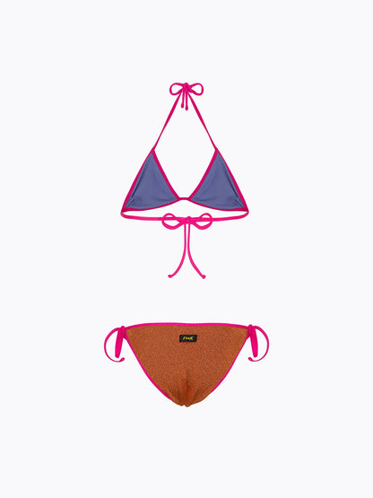 Girl's Bikini F**K Triangle with Slip Adjustable Multicolor SG0500-MC