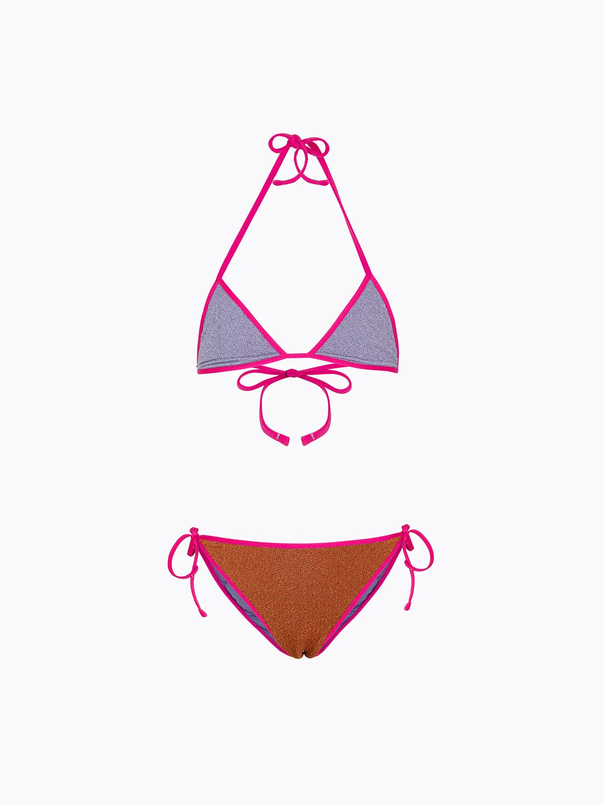 Girl's Bikini F**K Triangle with Slip Adjustable Multicolor SG0500-MC