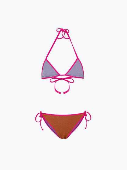 Girl's Bikini F**K Triangle with Slip Adjustable Multicolor SG0500-MC