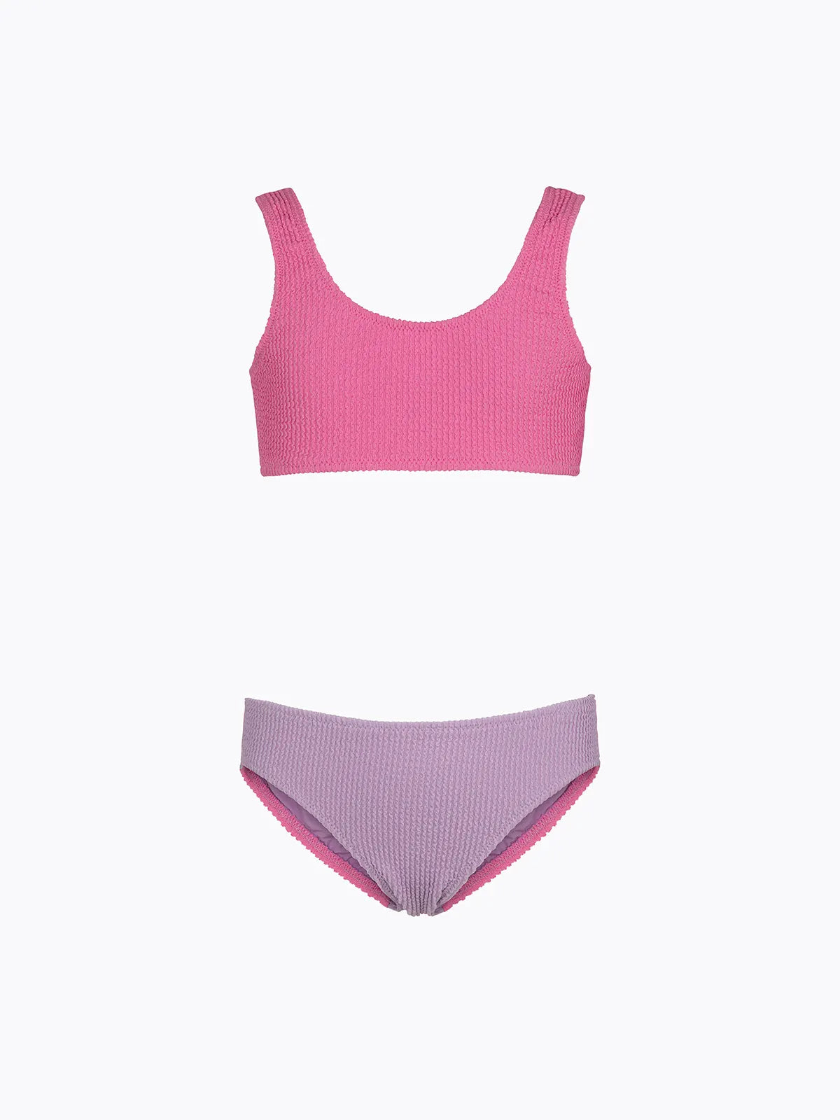 Girl's Bikini F**K Top with Slip Fixed Lilac SG0510-LC