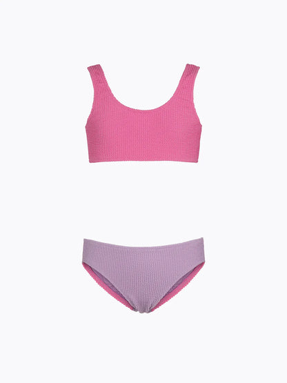 Girl's Bikini F**K Top with Slip Fixed Lilac SG0510-LC