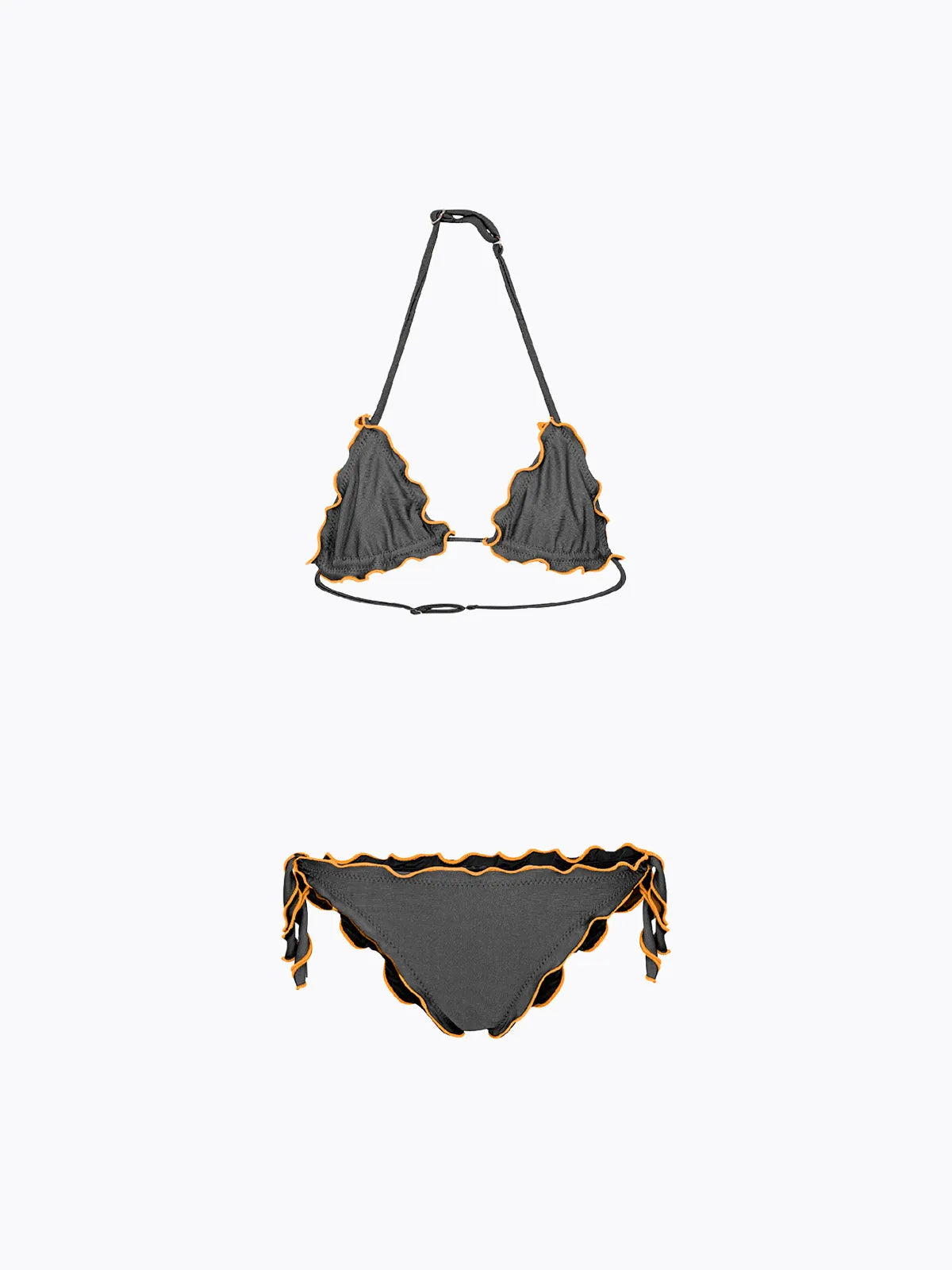 Girl's Bikini F**K Triangle with Slip Adjustable Black SG0530-BK