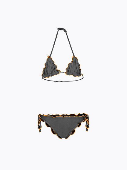 Girl's Bikini F**K Triangle with Slip Adjustable Black SG0530-BK