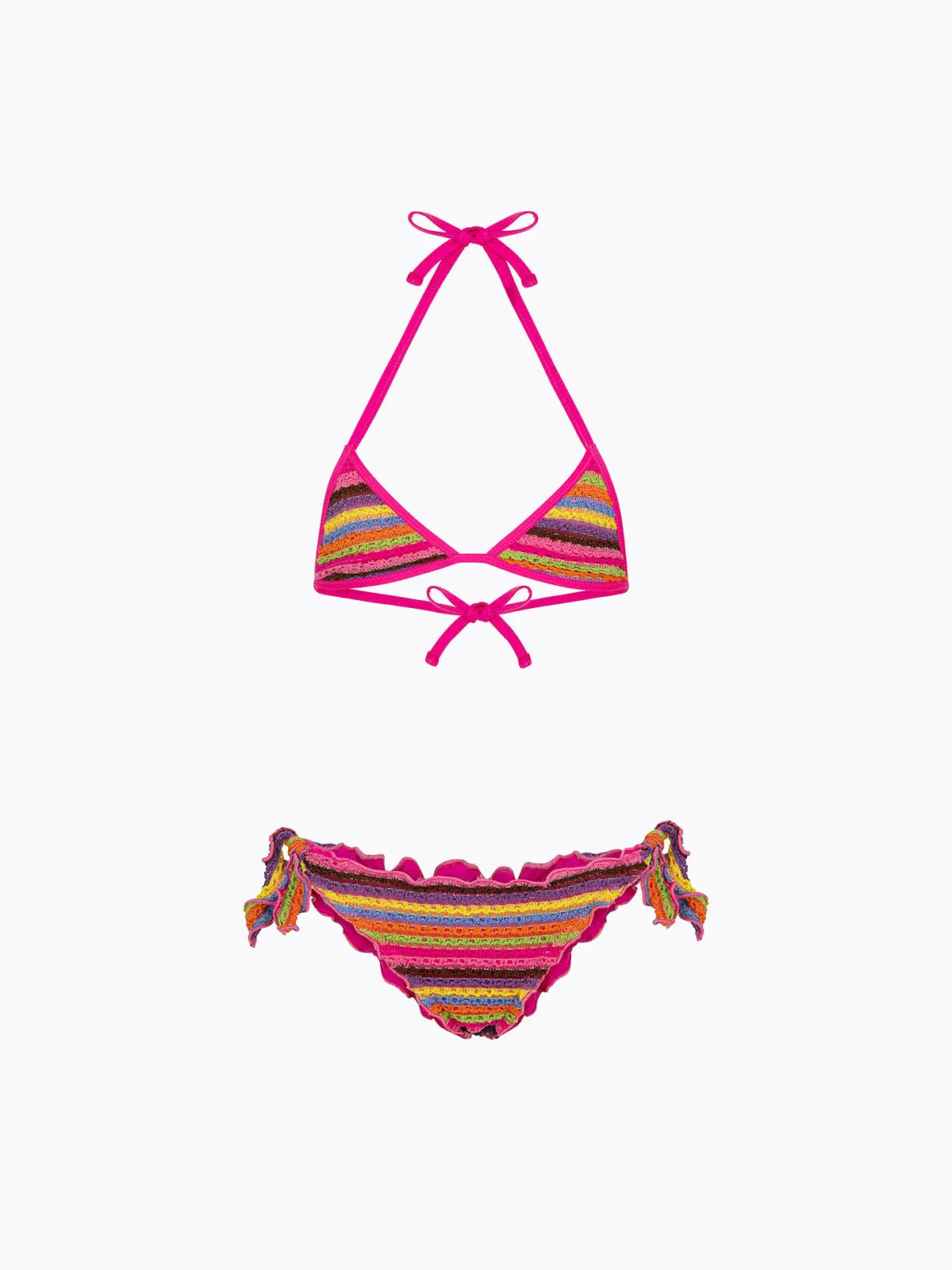 Girl's Bikini F**K Triangle with Slip Adjustable Multicolor SG0600-MC