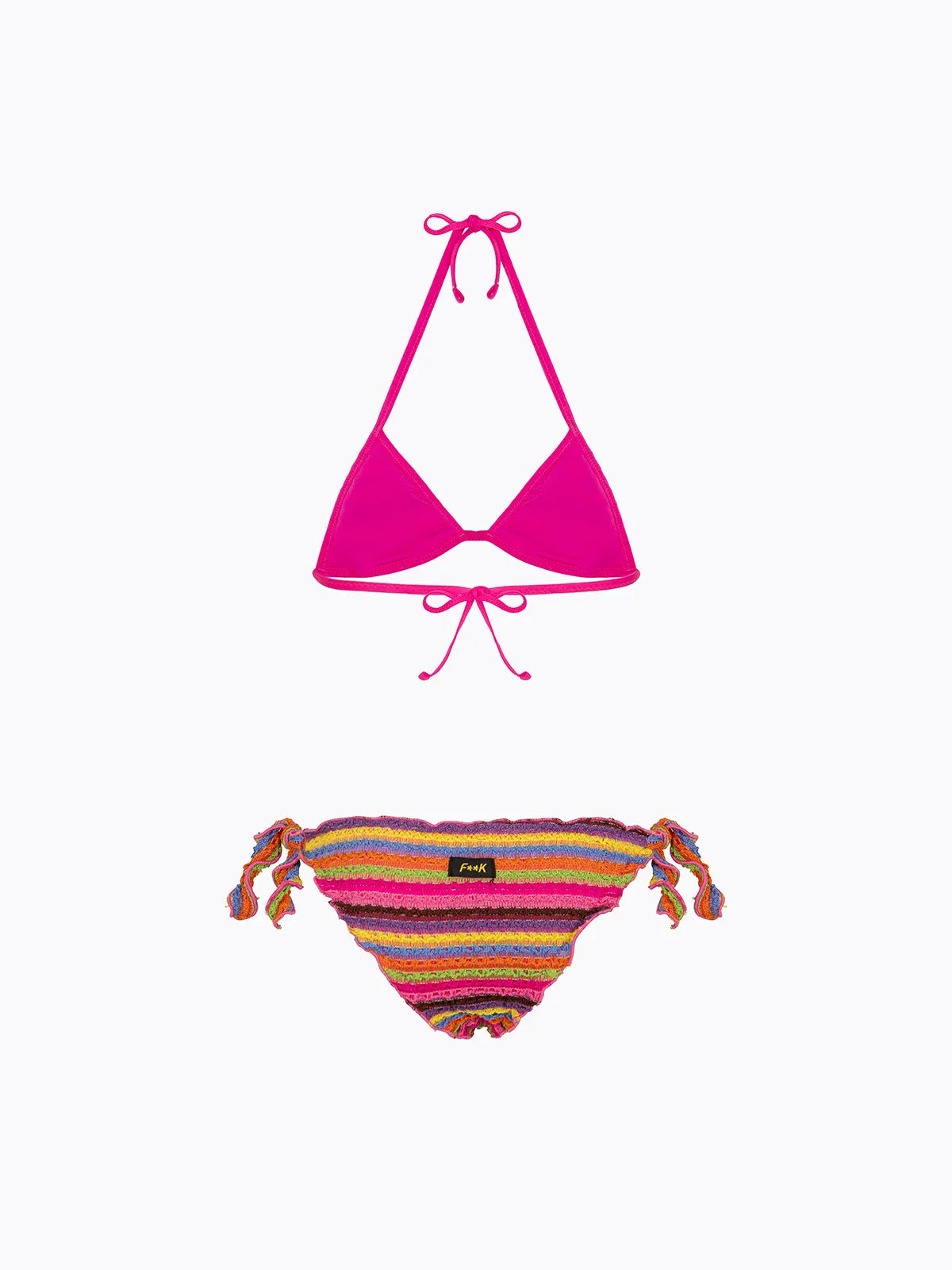 Girl's Bikini F**K Triangle with Slip Adjustable Multicolor SG0600-MC