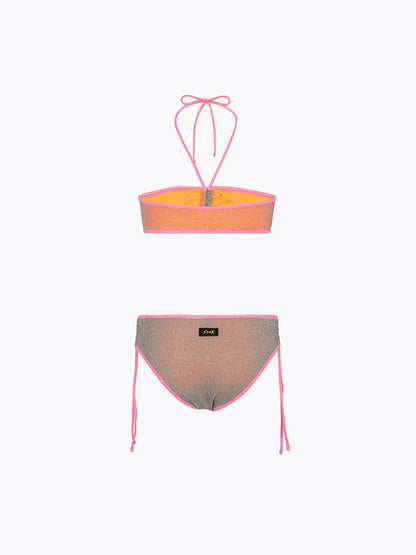 Girl's Bikini F**K Top with Slip Fixed Orange SG0621-OR