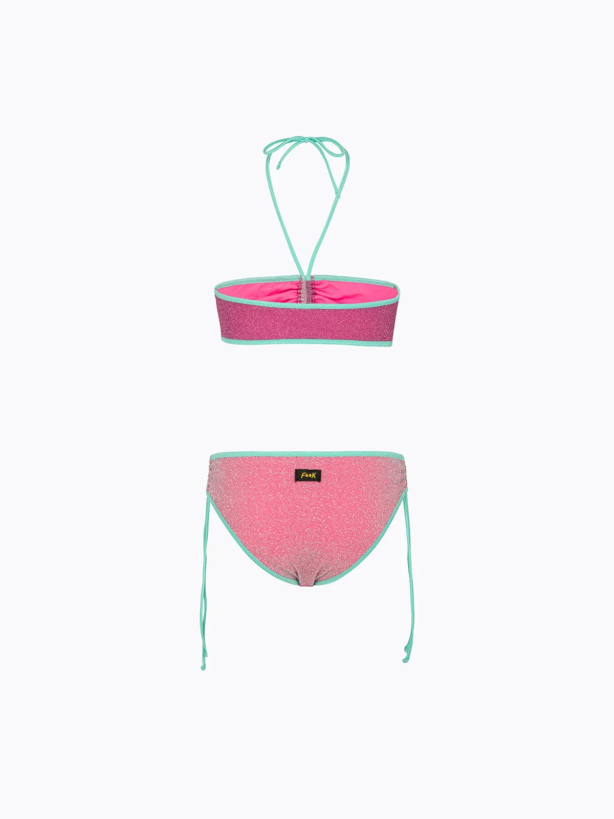 Girl's Bikini F**K Top with Slip Fixed Purple SG0621-PR