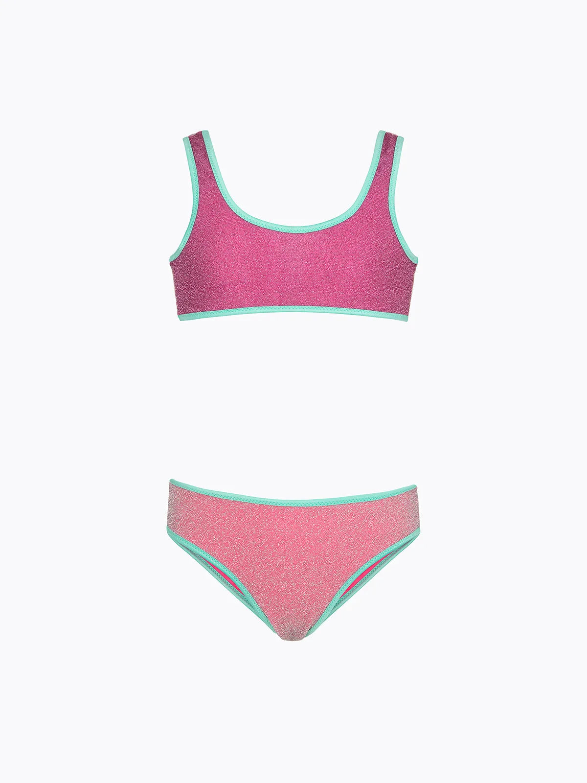 Girl's Bikini F**K Top with Slip Fixed Purple SG0622-PR