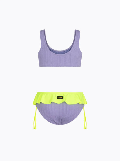 Girl's Bikini F**K Top with Slip Fixed Lilac SG0631-LC
