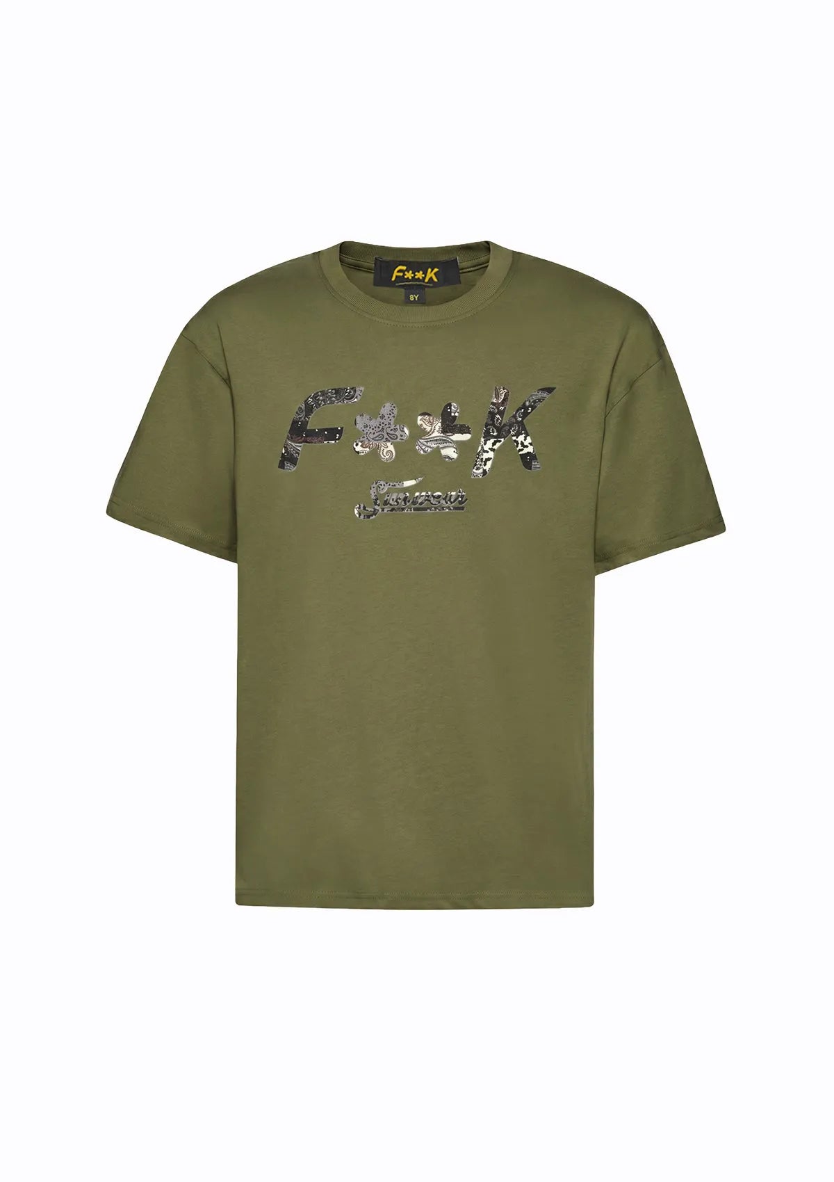 Child T-Shirt F**K Military Green SJ6011-MG