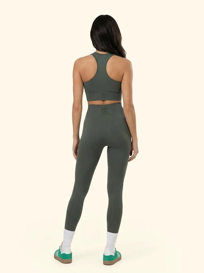 Seamless Leggings F**K Military Green 12SM01-GN