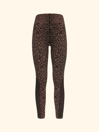 Seamless Leggings F**K Leopard 12SM03-MC
