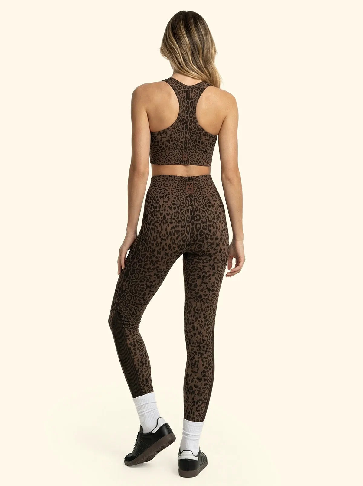 Seamless Leggings F**K Leopard 12SM03-MC