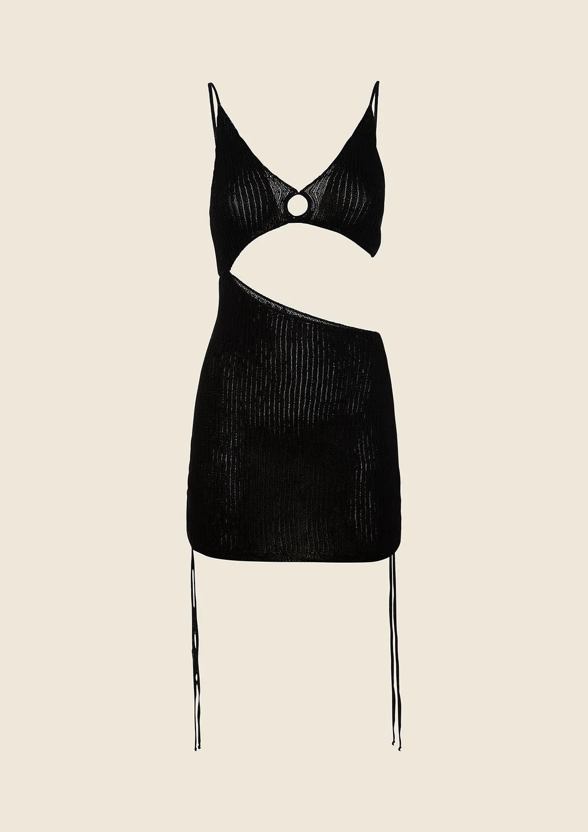 Woman short dress F**K Black 0436-BK