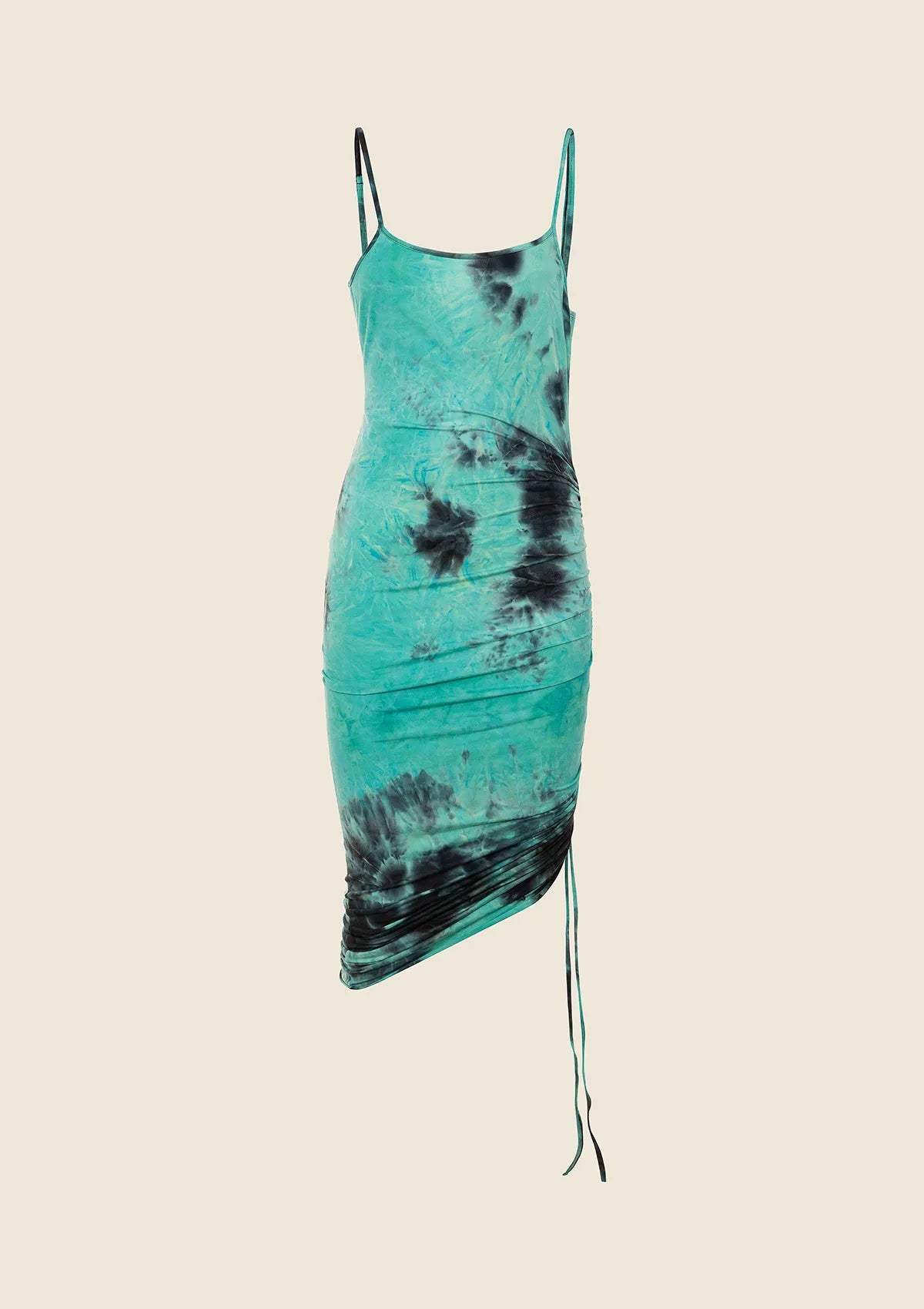 Woman short dress F**K Water green 0507-AQ