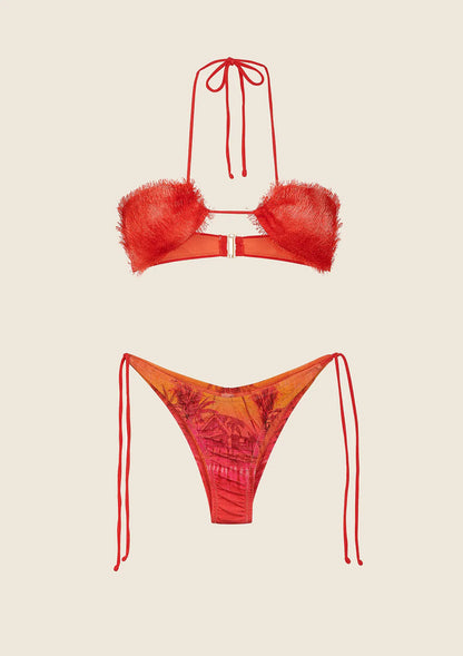 Woman bikini F**K Top with Slip American adjustable fantasy 0742-X17