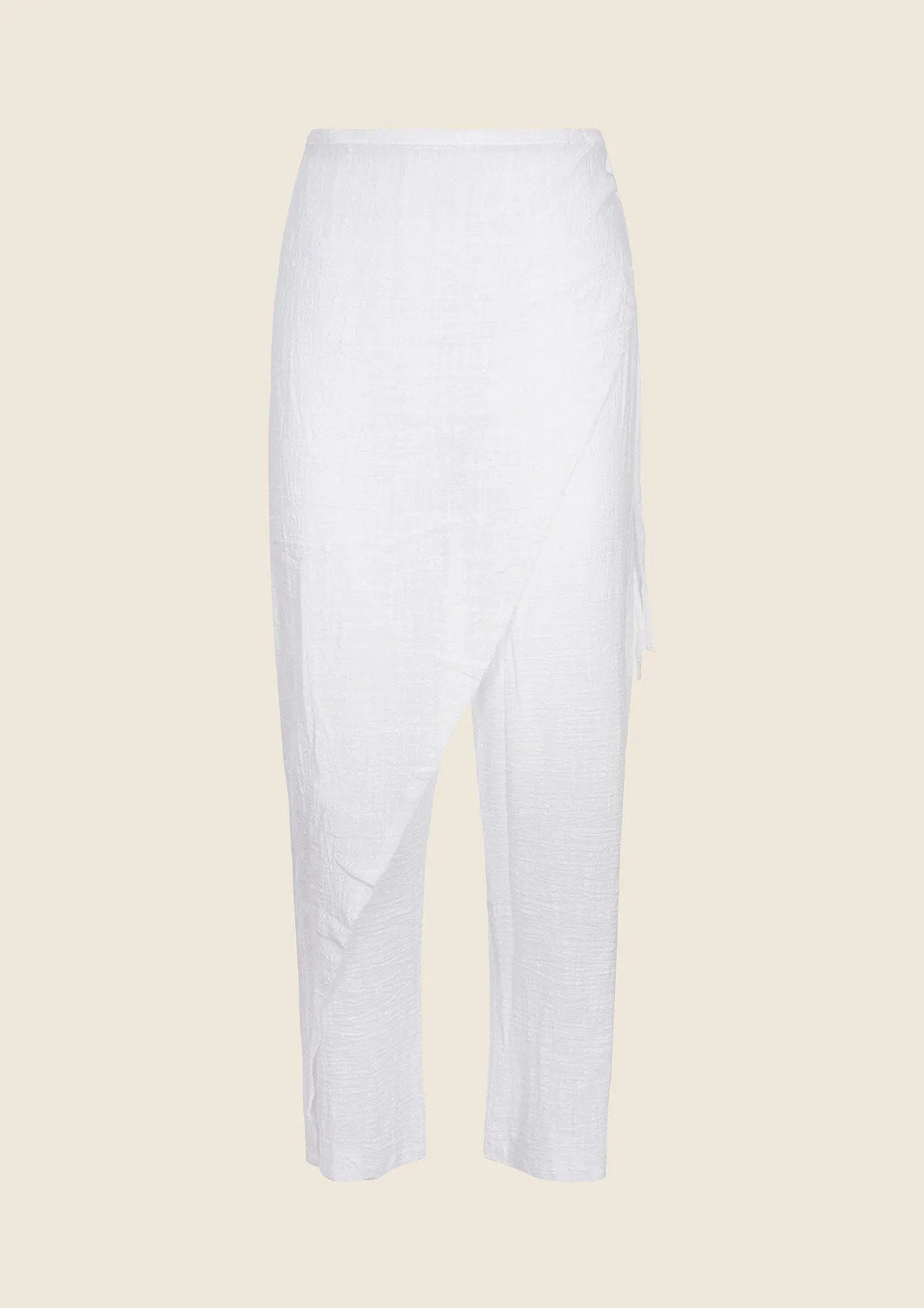 Woman trousers F**K White 0758-WH