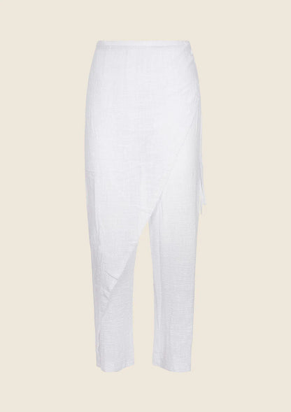 Woman trousers F**K White 0758-WH