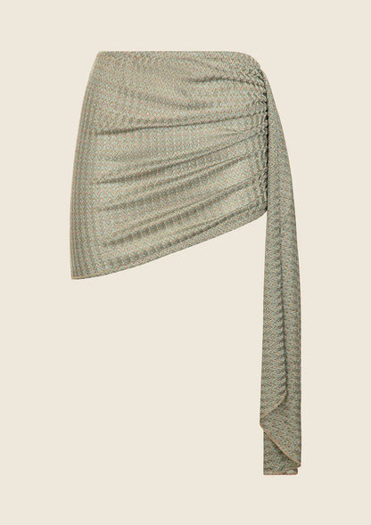 Woman short skirt F**K Multicolor 0949-MC